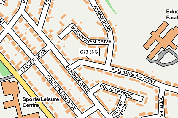 G73 3NG map - OS OpenMap – Local (Ordnance Survey)