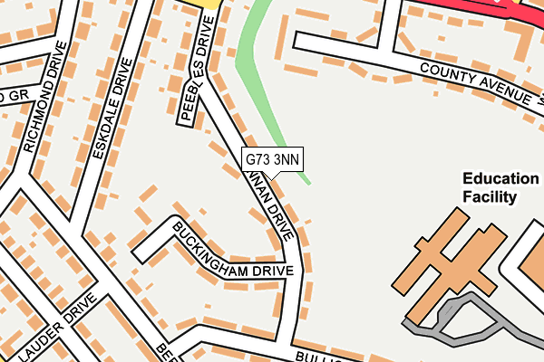 G73 3NN map - OS OpenMap – Local (Ordnance Survey)