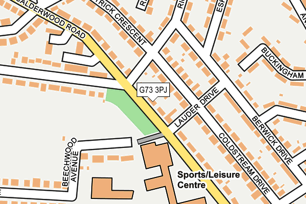 G73 3PJ map - OS OpenMap – Local (Ordnance Survey)