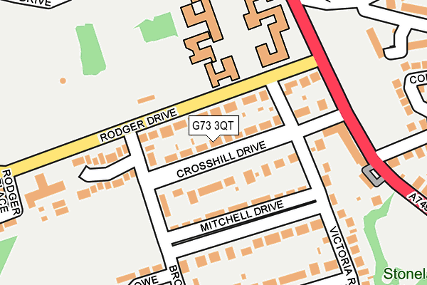 G73 3QT map - OS OpenMap – Local (Ordnance Survey)