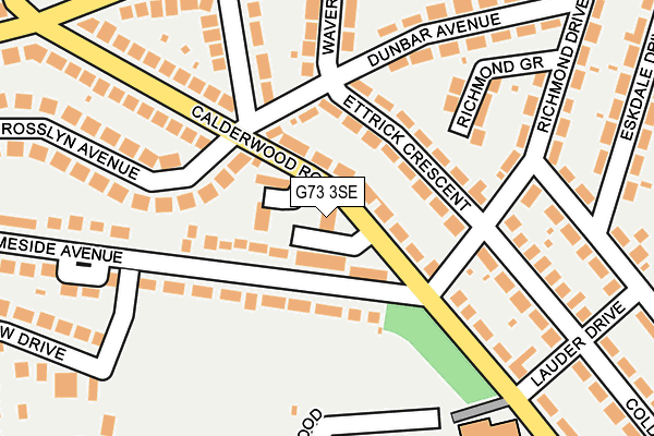 G73 3SE map - OS OpenMap – Local (Ordnance Survey)