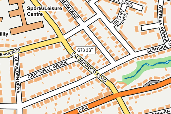 G73 3ST map - OS OpenMap – Local (Ordnance Survey)