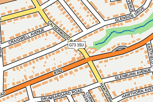 G73 3SU map - OS OpenMap – Local (Ordnance Survey)