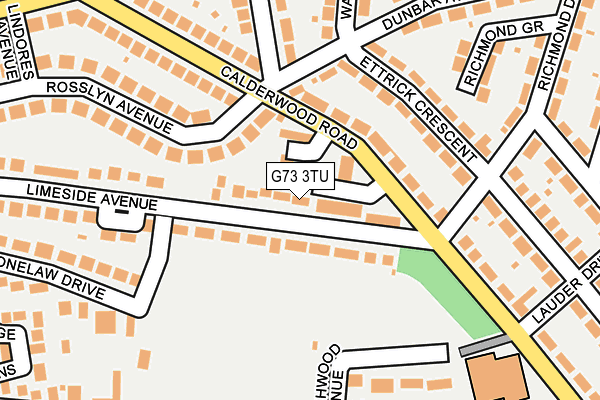 G73 3TU map - OS OpenMap – Local (Ordnance Survey)