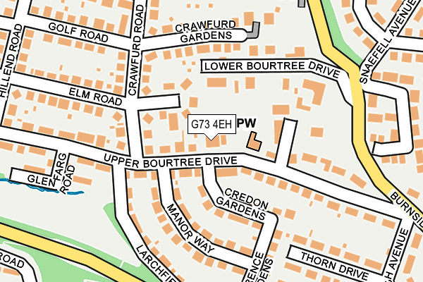 G73 4EH map - OS OpenMap – Local (Ordnance Survey)
