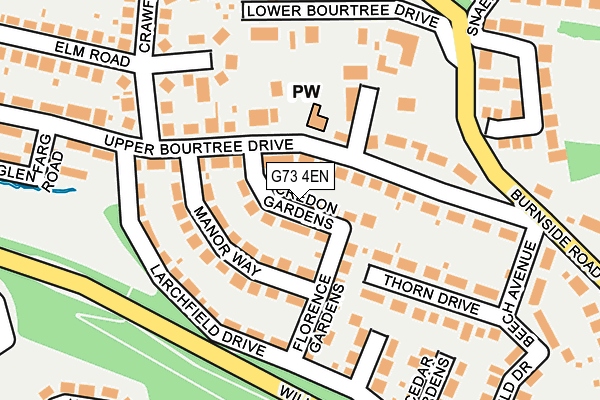 G73 4EN map - OS OpenMap – Local (Ordnance Survey)