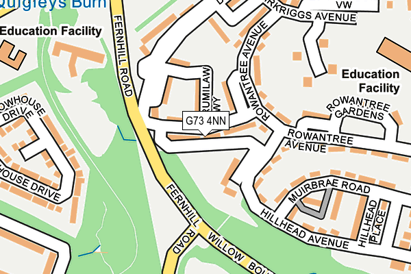 G73 4NN map - OS OpenMap – Local (Ordnance Survey)