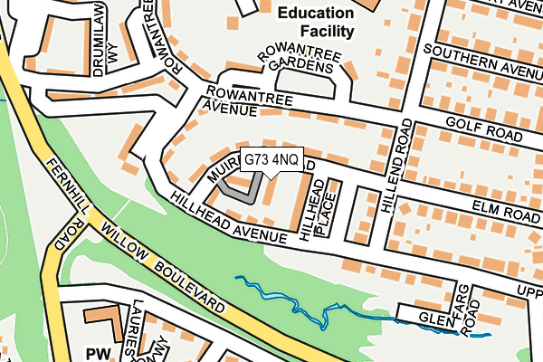 G73 4NQ map - OS OpenMap – Local (Ordnance Survey)