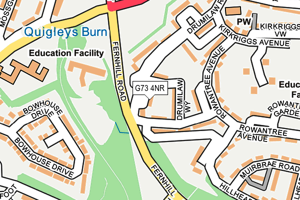 G73 4NR map - OS OpenMap – Local (Ordnance Survey)