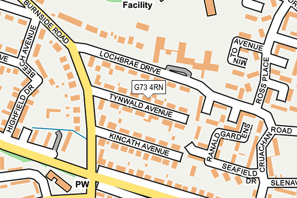 G73 4RN map - OS OpenMap – Local (Ordnance Survey)