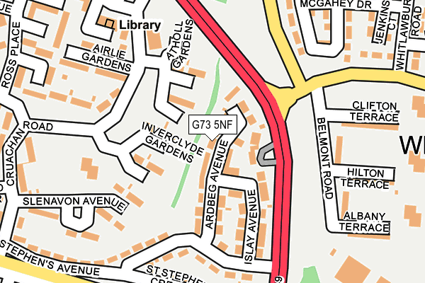 G73 5NF map - OS OpenMap – Local (Ordnance Survey)