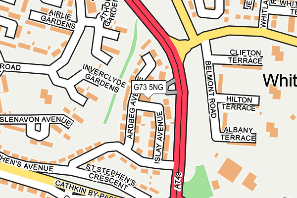 G73 5NG map - OS OpenMap – Local (Ordnance Survey)