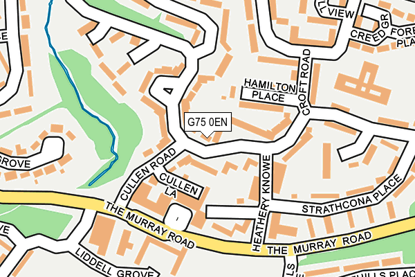 G75 0EN map - OS OpenMap – Local (Ordnance Survey)