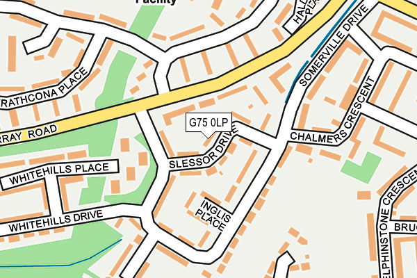 G75 0LP map - OS OpenMap – Local (Ordnance Survey)