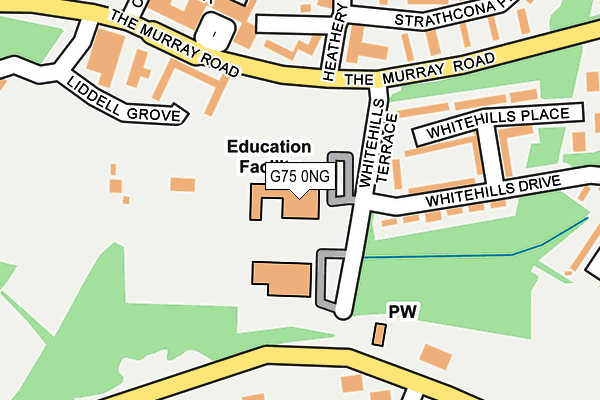 G75 0NG map - OS OpenMap – Local (Ordnance Survey)