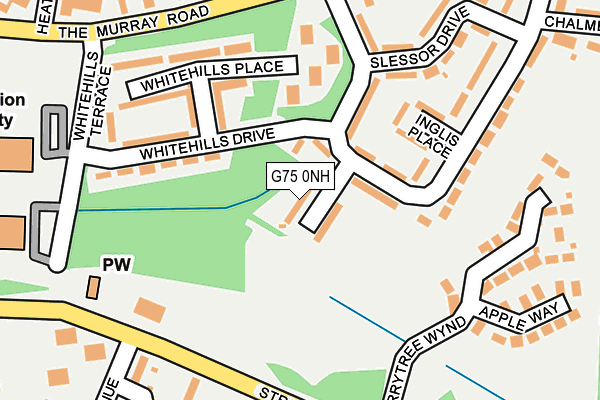 G75 0NH map - OS OpenMap – Local (Ordnance Survey)