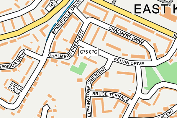 G75 0PG map - OS OpenMap – Local (Ordnance Survey)