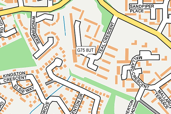 G75 8UT map - OS OpenMap – Local (Ordnance Survey)