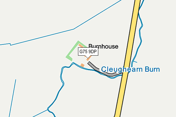 G75 9DP map - OS OpenMap – Local (Ordnance Survey)