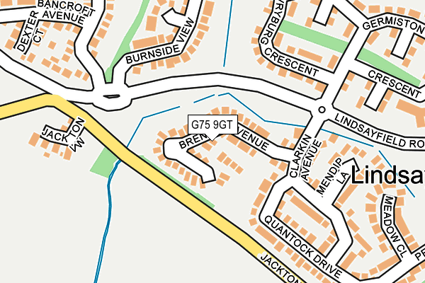 G75 9GT map - OS OpenMap – Local (Ordnance Survey)