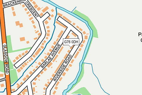 G76 0DH map - OS OpenMap – Local (Ordnance Survey)