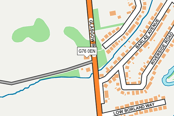G76 0EN map - OS OpenMap – Local (Ordnance Survey)