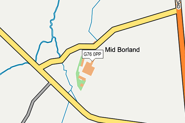 G76 0PP map - OS OpenMap – Local (Ordnance Survey)
