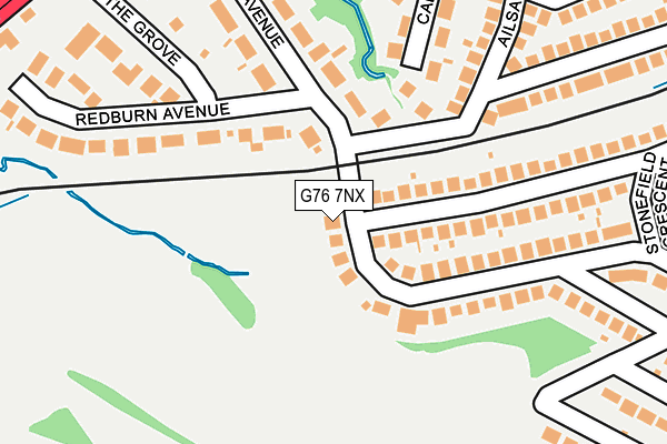 G76 7NX map - OS OpenMap – Local (Ordnance Survey)