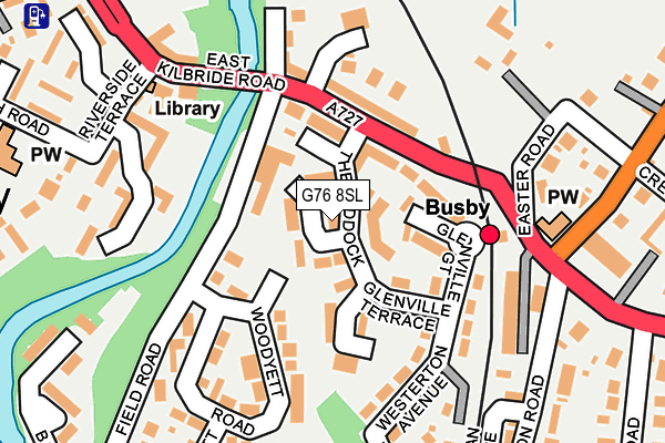 G76 8SL map - OS OpenMap – Local (Ordnance Survey)