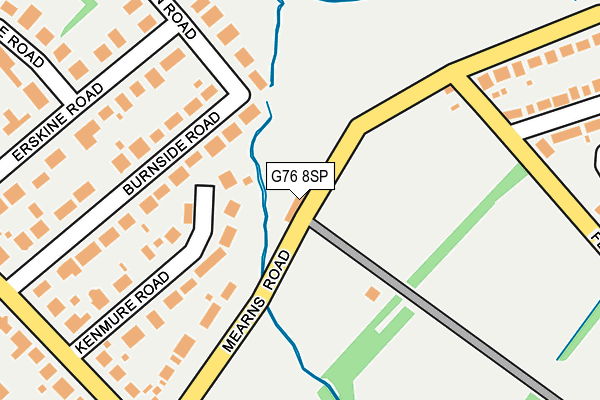 G76 8SP map - OS OpenMap – Local (Ordnance Survey)