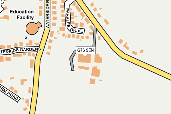 G76 9EN map - OS OpenMap – Local (Ordnance Survey)