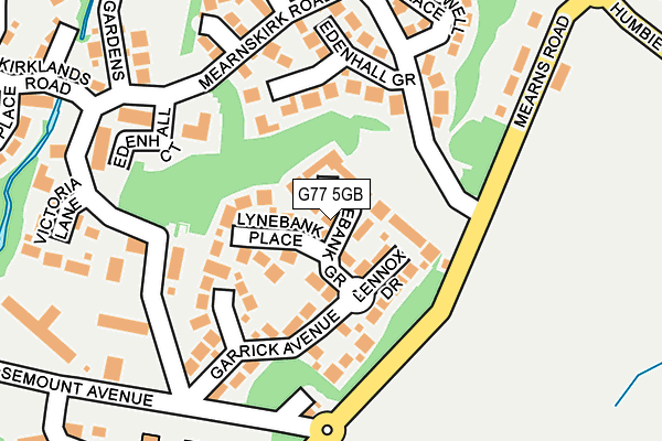 G77 5GB map - OS OpenMap – Local (Ordnance Survey)