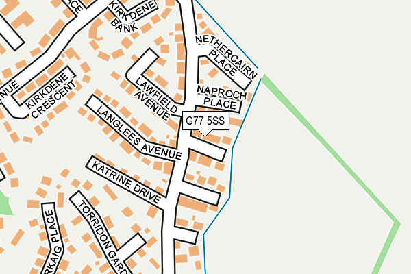 G77 5SS map - OS OpenMap – Local (Ordnance Survey)