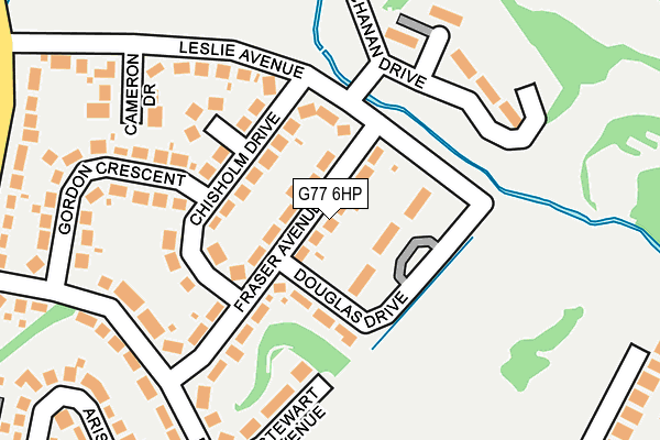 G77 6HP map - OS OpenMap – Local (Ordnance Survey)