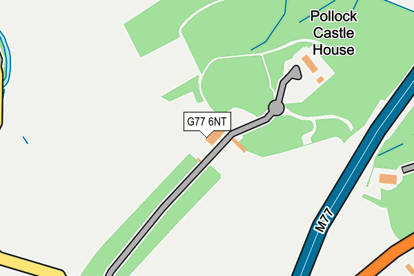 G77 6NT map - OS OpenMap – Local (Ordnance Survey)