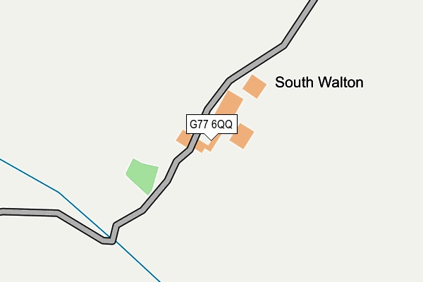 G77 6QQ map - OS OpenMap – Local (Ordnance Survey)