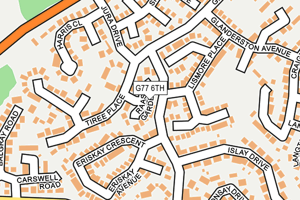 G77 6TH map - OS OpenMap – Local (Ordnance Survey)