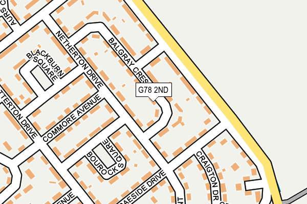 G78 2ND map - OS OpenMap – Local (Ordnance Survey)