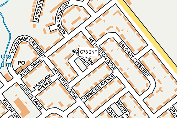 G78 2NF map - OS OpenMap – Local (Ordnance Survey)