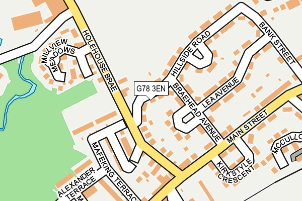 G78 3EN map - OS OpenMap – Local (Ordnance Survey)