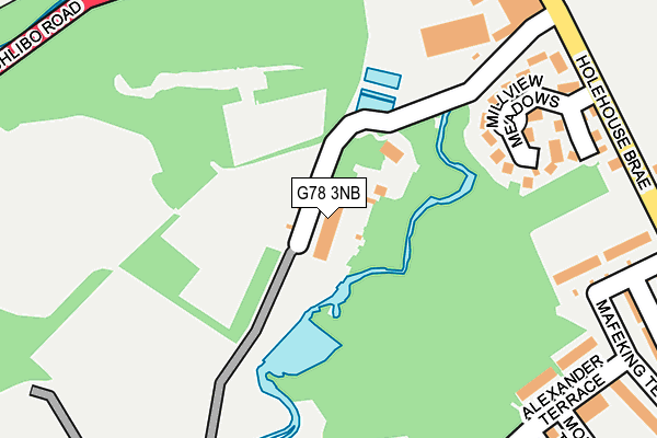 G78 3NB map - OS OpenMap – Local (Ordnance Survey)