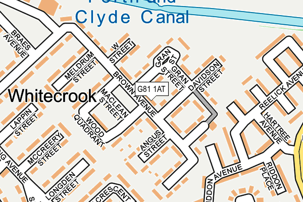 G81 1AT map - OS OpenMap – Local (Ordnance Survey)