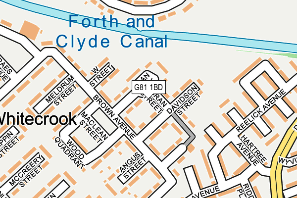 G81 1BD map - OS OpenMap – Local (Ordnance Survey)