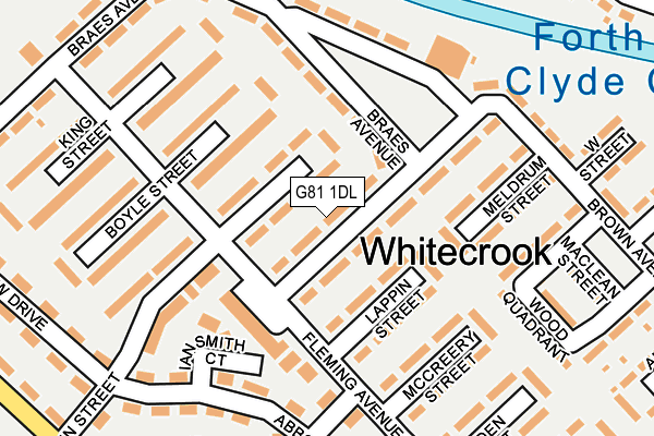 G81 1DL map - OS OpenMap – Local (Ordnance Survey)