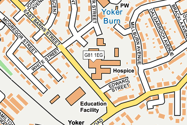 G81 1EG map - OS OpenMap – Local (Ordnance Survey)