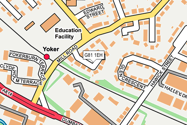 G81 1EH map - OS OpenMap – Local (Ordnance Survey)