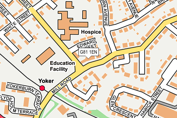 G81 1EN map - OS OpenMap – Local (Ordnance Survey)