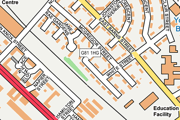 G81 1HG map - OS OpenMap – Local (Ordnance Survey)