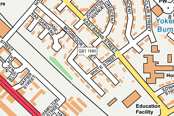 G81 1HH map - OS OpenMap – Local (Ordnance Survey)