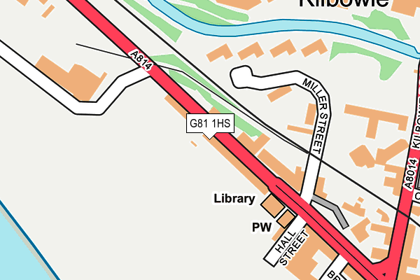 G81 1HS map - OS OpenMap – Local (Ordnance Survey)